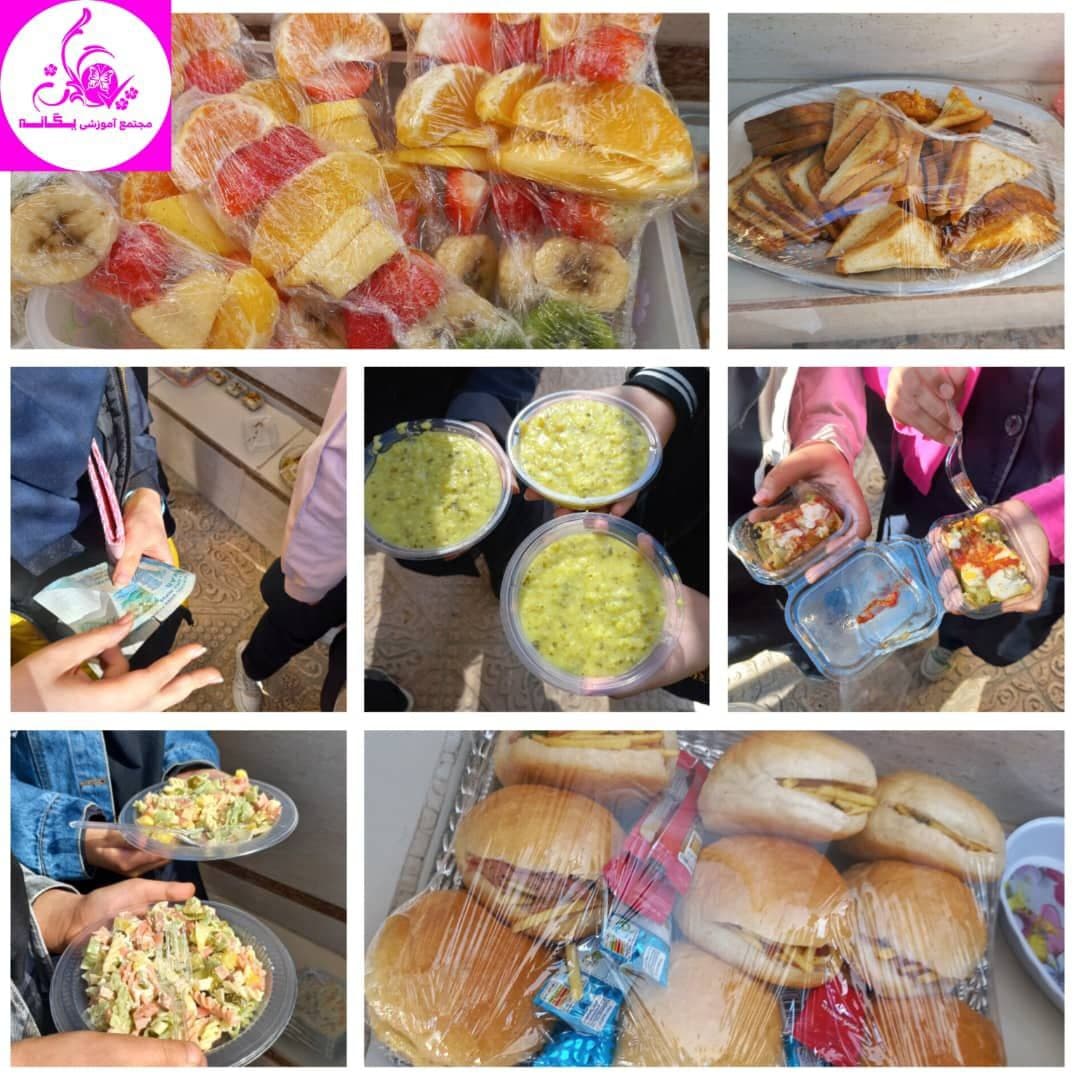 *برگزاری غرفه غذای سلامت*